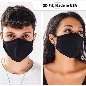 5🌟SELLER Solid Black Face Mask
